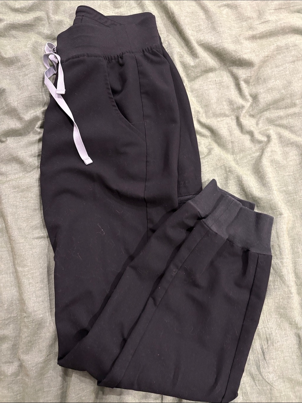 Figs Black Jogger scrub bottoms